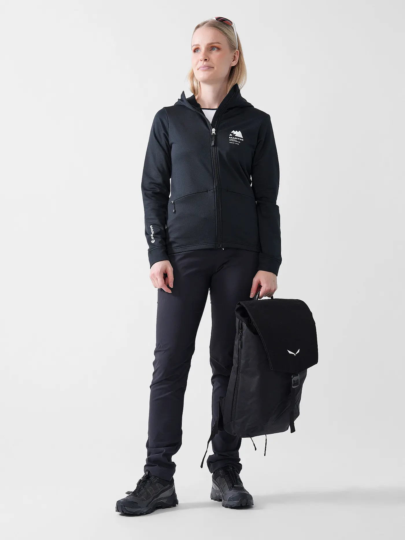 MARTINI | Damen Fleecejacke Sunrise Hoodie | schwarz